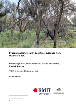 Evacuation Behaviour in Bushfires: Evidence from Wanneroo, WA