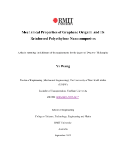 Mechanical Properties of Graphene Origami and Its Reinforced Polyethylene Nanocomposites
