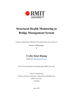 Structural Health Monitoring in Bridge Management System