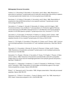 Supplementary Material from Vincenzo Cerundolo. 20 December 1959 - 07 January 2020