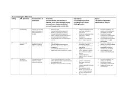 PaR REF Peer Review Process Documents, Templates and REF-specific Criteria