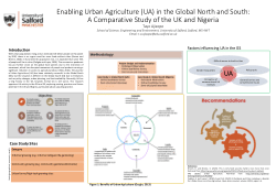 'Enabling Urban Agriculture in the Global North and South: A Comparative Study of the UK  and Nigeria' by Tayo Ajisope
