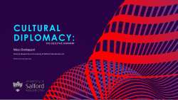 File 2: Project 1 - Cultural Diplomacy - The Executive Summary.pdf