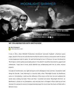 Moonlight Shimmer: My Collaboration With Beethoven