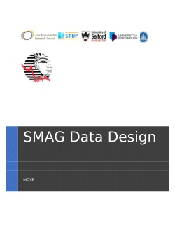 SMAG Data Design