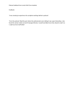 13/12/2023 - Loreto College (National College Podcast)