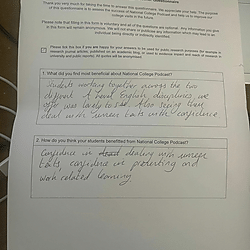 29/02/2024 - Leigh College (National College Podcast)