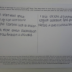 06/06/2024 - Wigan College (Literature Workshop)