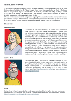 Invisible Consumption Information Sheet