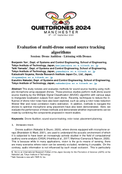 Evaluation of multi-drone sound source tracking algorithms
