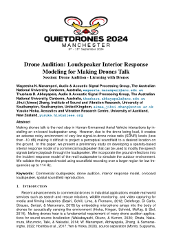Drone audition: Loudspeaker interior response modeling for making drones talk