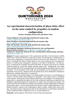 An experimental characterization of phase delay effect on the noise emitted by propellers in tandem configuration