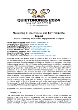 Measuring U-Space and Social and Environmental Impact