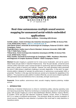 Real-time autonomous multiple sound sources mapping for unmanned aerial vehicle embedded applications