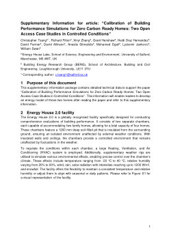 Dataset for article: "Calibration of Building Performance Simulations for Zero Carbon Ready Homes: Two Open Access Case Studies in Controlled Conditions"