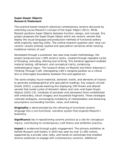 300 Word Statement - Super Duper Objects