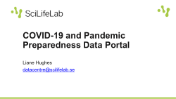 COVID-19 and Pandemic Preparedness Data Portal: Omics Data Talk