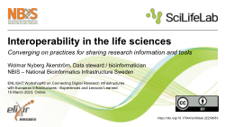 Interoperability in the life sciences: Converging on practices for sharing research information and tools