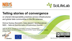Telling stories of convergence—on shared interoperability practices across infrastructures  and global data communities in the life sciences