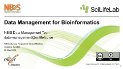 Data Management for Bioinformatics