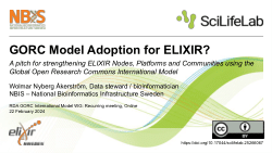 GORC Model Adoption for ELIXIR? A pitch for strengthening ELIXIR Nodes, Platforms and Communities using the Global Open Research Commons International Model