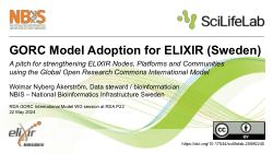 GORC Model Adoption for ELIXIR (Sweden)