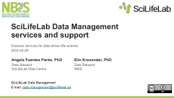 Discover services for data driven life science