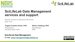 Discover services for data-driven life science - Webinar 24 October 2024