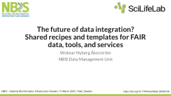 The future of data integration? Shared recipes and templates for FAIR data, tools, and services