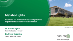 How the MetaboLights repository can help you to put Open Science into practice in metabolomics research