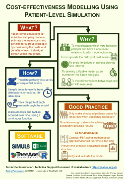 Technical Support Document: Cost-effectiveness modelling using patient-level simulation: One page summary