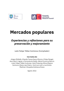 Popular marketplaces: Experiences and reflections for their preservation and improvement