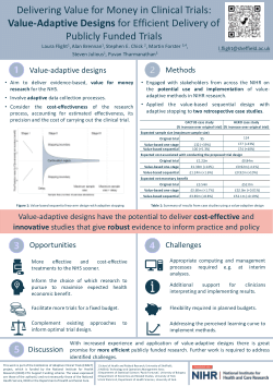 Delivering Value for Money in Clinical Trials: Value-Adaptive Designs for Efficient Delivery of Publicly Funded Trials