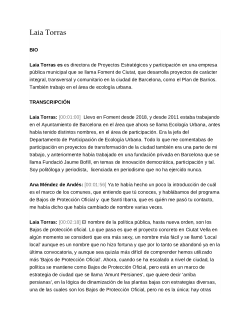Interviews with urban commons and municipalism activist in Barcelona [in Spanish]