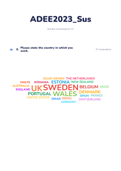 Data for: Environmental Sustainability in Oral Health Professional Education: Approaches, Challenges, and Drivers—ADEE Special-Interest Group Report