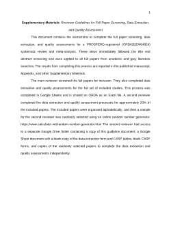 Cognitive-Behavioural Therapy (CBT) for Outpatients with Anorexia Nervosa: A Systematic Review and Meta-Analysis of Clinical Effectiveness (Datafiles and Guidelines)