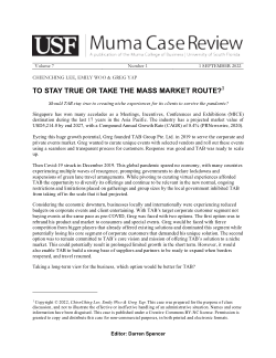 To stay true or take the mass market route?