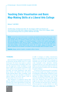 Teaching Data Visualisation and Basic Map-Making Skills at a Liberal Arts College
