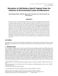 Simulation of LNG-Battery hybrid tugboat under the influence of environmental loads and manoeuvre