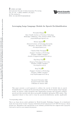 Leveraging Large Language Models for Speech De-Identification