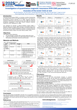Investigation of quantitative magnetic resonance IVIM-DWI parameters in muscles of the lower limb at rest