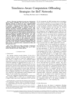 Timeliness-Aware Computation Offloading Strategies for IIoT Networks
