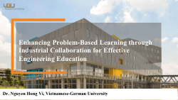 Enhancing Problem-Based Learning through Industrial Collaboration for Effective Engineering Education