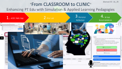 "From Classroom to Clinic": Enhancing Physiotherapy Education with Simulation and Applied Learning Pedagogies