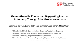 Generative AI in Education: Supporting Learner Autonomy Through Adaptive Interventions