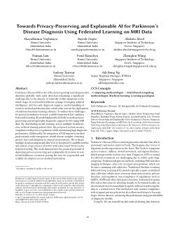 Towards Privacy-Preserving and Explainable AI for Parkinson’s Disease Diagnosis Using Federated Learning on MRI Data
