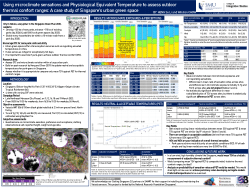 Using microclimate sensations and Physiological Equivalent Temperature to assess outdoor thermal comfort ranges: A case study of Singapore’s urban green space