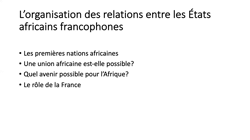 Les Pères Fondateurs de la Francophonie