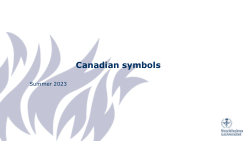 Canadian symbols