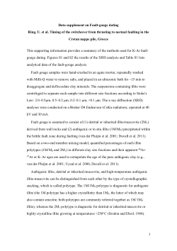 <i>Timing of the switchover from thrusting to normal faulting in the Cretan nappe pile, Greece</i>
